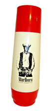 Rare MARLBORO MAN Vtg Thermo-Serv 1970s THERMOS Tobacciana Americana Cigarettes picture