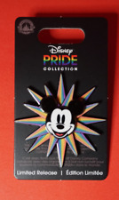 Disney Parks Rainbow Pride Mickey Mouse Spinner Pin 2024 Limited Release picture