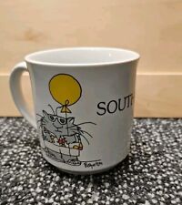Vintage Boynton SOUTHPAW Beach Cat Yellow Balloon Coffee Mug ~ UNUSED  picture