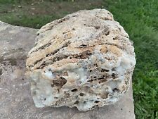SUPERB* 29 Lb Layered Chalcedon,Chert, & Limestone Adorned W/ Sparkling Crystals picture