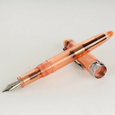 Jinhao 992 Red Transparent Spiral Fountain Pen 0.5mm Nib Office Writing Gift #w2 picture