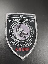 SEPTA Transit Police Department K9 Unit Patch picture