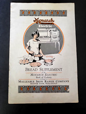 Vintage 1930s Bread Supplement Of The Monarch Electric Book Of Cookery- RARE picture