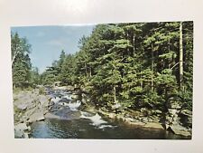Vintage 1960 Lower Falls Ammonoosuc Bretton Twin Mountain New Hampshire Postcard picture