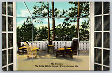 Postcard The Terrace The Little White House FDR Home Warm Springs, GA H22 picture