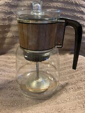 MCM CORY DGPL5 Glass Percolator Stove Top Coffee Pot 4-8 Cup  W/Lid & Filter picture