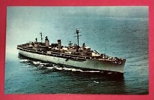 Postcard USS Sierra AD-18 Dixie Class Destroyer Tender Ship US Navy picture