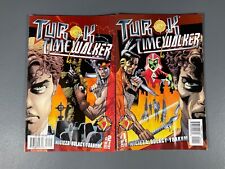 LOT OF 2 - Turok Timewalker Vintage Acclaim Valiant DC Universe Comic Books picture