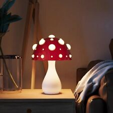 Amanita Mushroom Lamp Biomimetic Fly Agaric Desk Light with LED Tricolored Bulb picture
