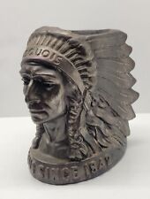 Vintage Iroquois Beer Indian Head Foam Stick Holder & Iroquois Beer Foam Scraper picture