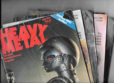 Heavy Metal Magazine 1981 Low Grade Lot February March April May July Est 1977 picture