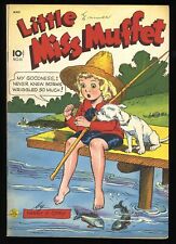 Little Miss Muffet #11 FN+ 6.5 Very Scarce Golden Age Best picture