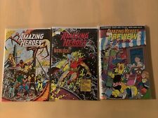 Vintage Amazing Heroes Comic Magazine Lot Issues 74 Preview Special Adam Warlock picture