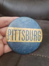 Vintage Pittsburg Football Pinback 3 1/2