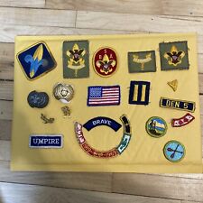 USED Vtg. Mixed Lot of Vintage BSA Patches/Pins/other Collectable items. NICE picture