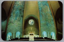 Notre Dame IN Saint Mary's College Church of Loretto Nave c1958 Chrome Postcard picture