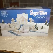 1998 Precious Moments #456217 Sugar Town Post Office 8 Piece Coll Set NEW picture