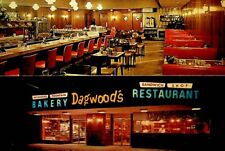 Dagwood's Restaurant & Bakery Postcard Miami Beach Florida 1963 picture