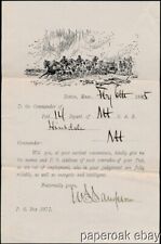 1885 Boston, Mass. Grand Army Of the Republic GAR Post 14 Letter picture