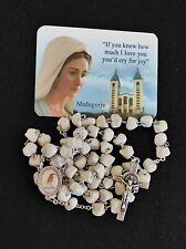 St Benedict rosary Apparition Hill Stone Roks Medjugorje  + Gift holy card picture