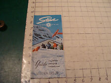 High Grade SKI Brochure:1971 STOWE guide to lodging, & other info, winter 71-72 picture