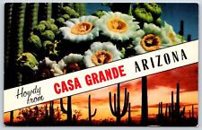 Postcard Howdy From Casa Grande Arizona Unposted picture