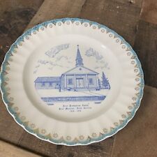 vintage wall plate with hanger 1st presbyterian church pilot NC 1948-53 picture