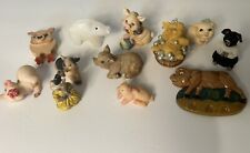 Set Of 11 Pig Figurines picture