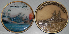 NAVY USS PENNSYLVANIA  BB-38 DAY OF INFAMY PEARL HARBOR CHALLENGE COIN picture