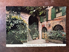 Postcard, Brulatour Courtyard, New Orleans, LA 4 x 6 Vintage picture