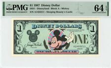 1987 $1 Disney Dollar Mickey PMG 64 EPQ (DIS1) picture
