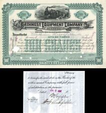 Northwest Equipment Co. of Minnesota dated 1888 and signed by Wm. Rockefeller an picture