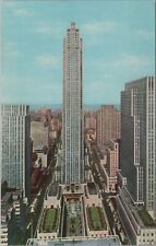 RCA Building Rockefeller Center New York City c1950-1960s postcard C290 picture