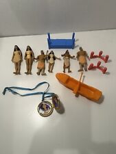 Vintage Disney Pocahontas Collectible Playset Toys Figures Lot Mattel Locket picture