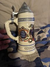 Vintage 1991 Numbered Old Style Lidded Beer Stein picture
