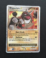 Rhyperior LV.X DP29 Holo - Diamond & Pearl Black Star Promo - Played Pokémon picture