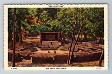 Big Basin CA-California, Camp-Fire Bowl Amphitheatre, Antique Vintage Postcard picture