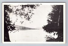 Canaan ME-Maine, Scenic View Of Lake George, Antique Vintage c1954 Postcard picture