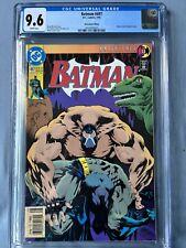 Batman #497 CGC 9.6 White Pages Newsstand Knightfall Bane Back Breaker picture