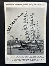 1942 Charles Morgan Pamphlet Restoration Ship Whaling Museum Mystic Carl Cutler picture