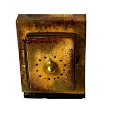 LIMOGES BOXES- TITANIC ANTIQUE SAFE/LOCK BOX WITH NECLACE & BOOK INSIDE.  picture