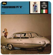 Pininfarina PF 'X' - Bodywork Design Edito Service SA Auto Rally Card picture