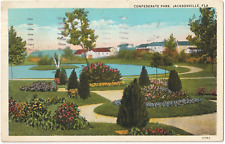 Confederate Park-Jacksonville, Florida FL-1932 posted postcard picture