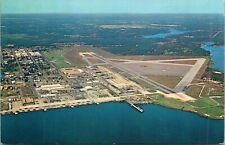 Postcard~Jacksonville Florida~Aerial View of Naval Air Station picture