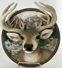 1995 Bradford Exchange Natures Nobility “The Buck” 3d Collectors Plate A15079 picture