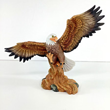 Eagle Figurine Claws Out Bald Eagle Vintage Collectible Birds Wings picture