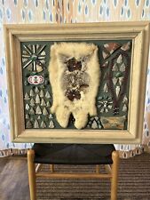 Vintage Native American Framed Collection Of Arrowheads  picture