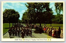 1957 Cadet Corps West Point New York Marching Trophy Point CURT TEICH Postcard picture