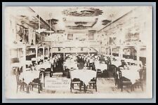 Vintage RPPC Central Cafe Juarez Mexico Pre-1910 Postcard Dinner Seating picture