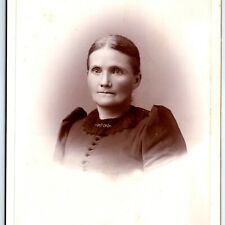 c1890s Sparta, Wis. Nice Woman Cabinet Card Photo Antique Richardson Foster B2 picture